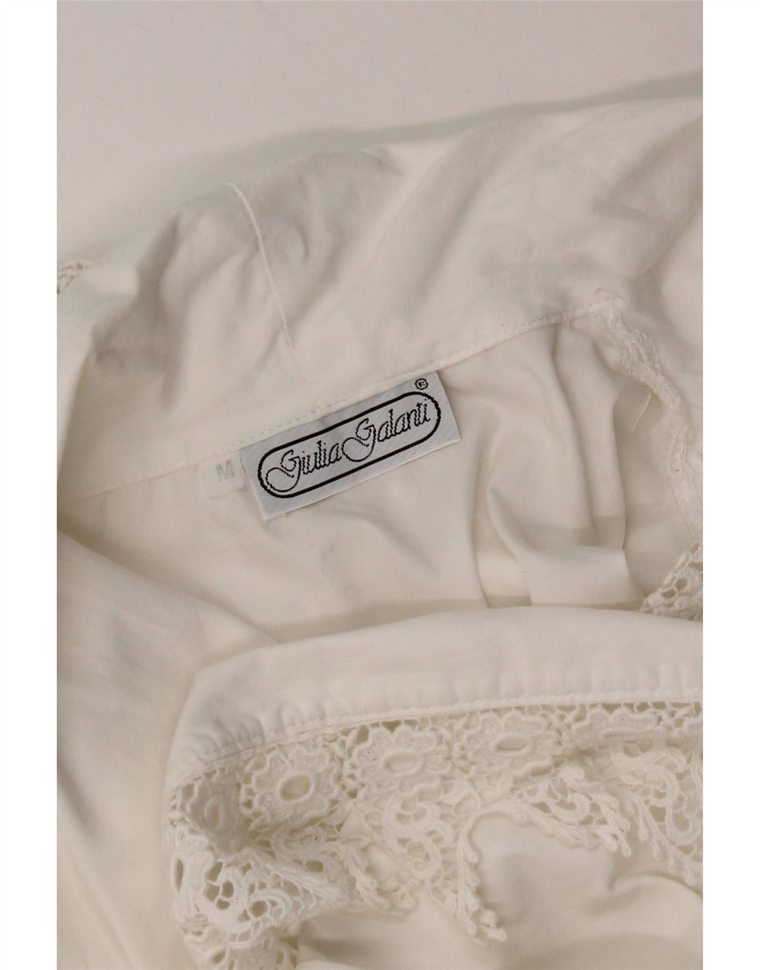 Giulia Galanti Womens Shirt Blouse UK 14 Medium White