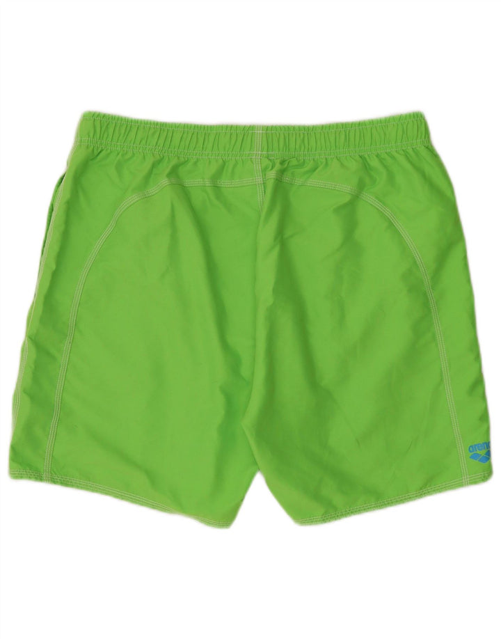 ARENA Mens Swimming Shorts XL  Green Polyester