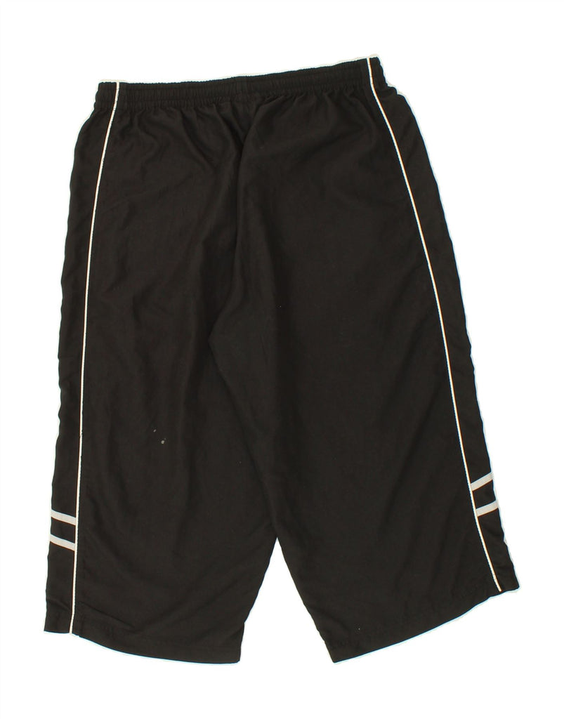 FILA Mens Bermuda Sport Shorts Medium Black Polyester | Vintage Fila | Thrift | Second-Hand Fila | Used Clothing | Messina Hembry 