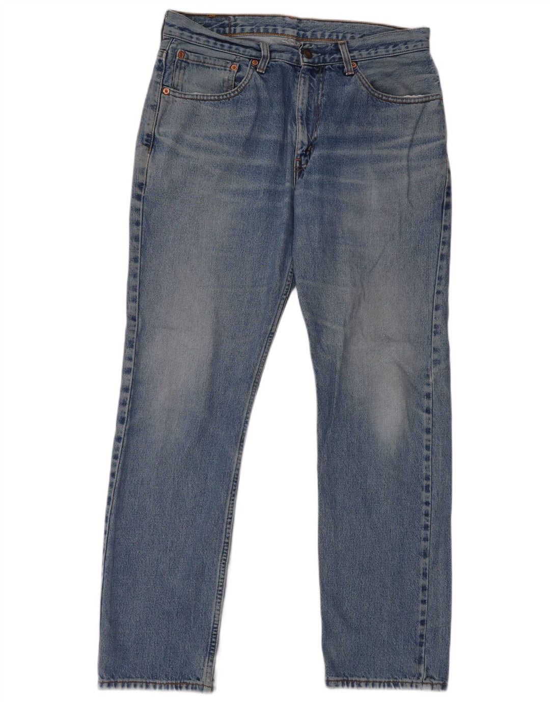 Levi's Womens 581 Straight Jeans W34 L32 Blue Cotton