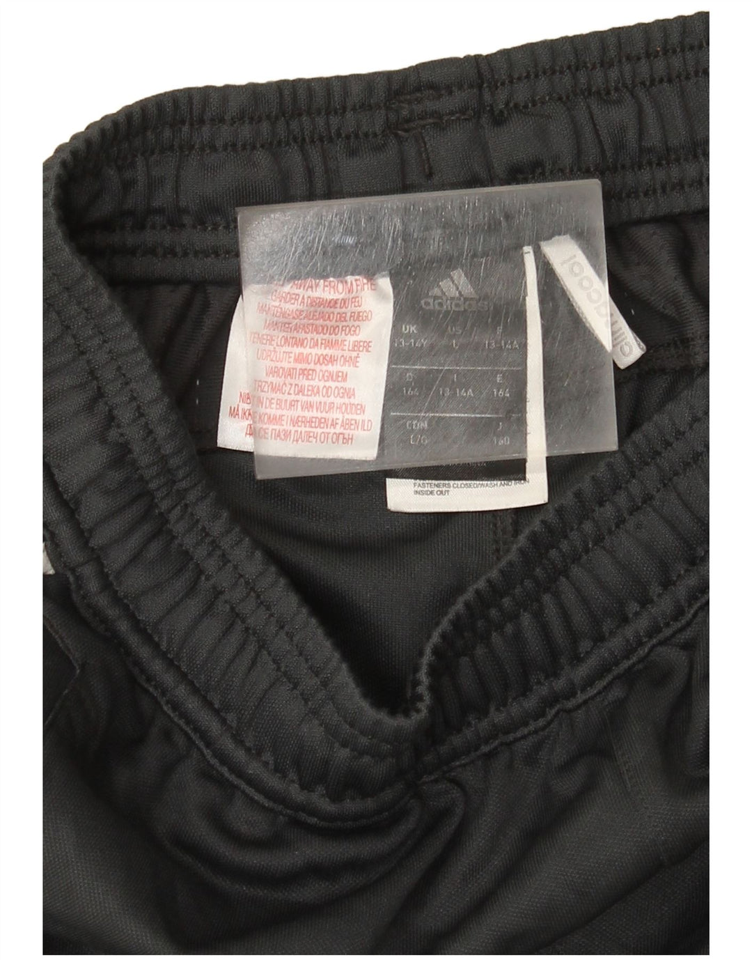 Adidas Boys Climacool Tracksuit Trousers 13-14 Years Grey Polyester