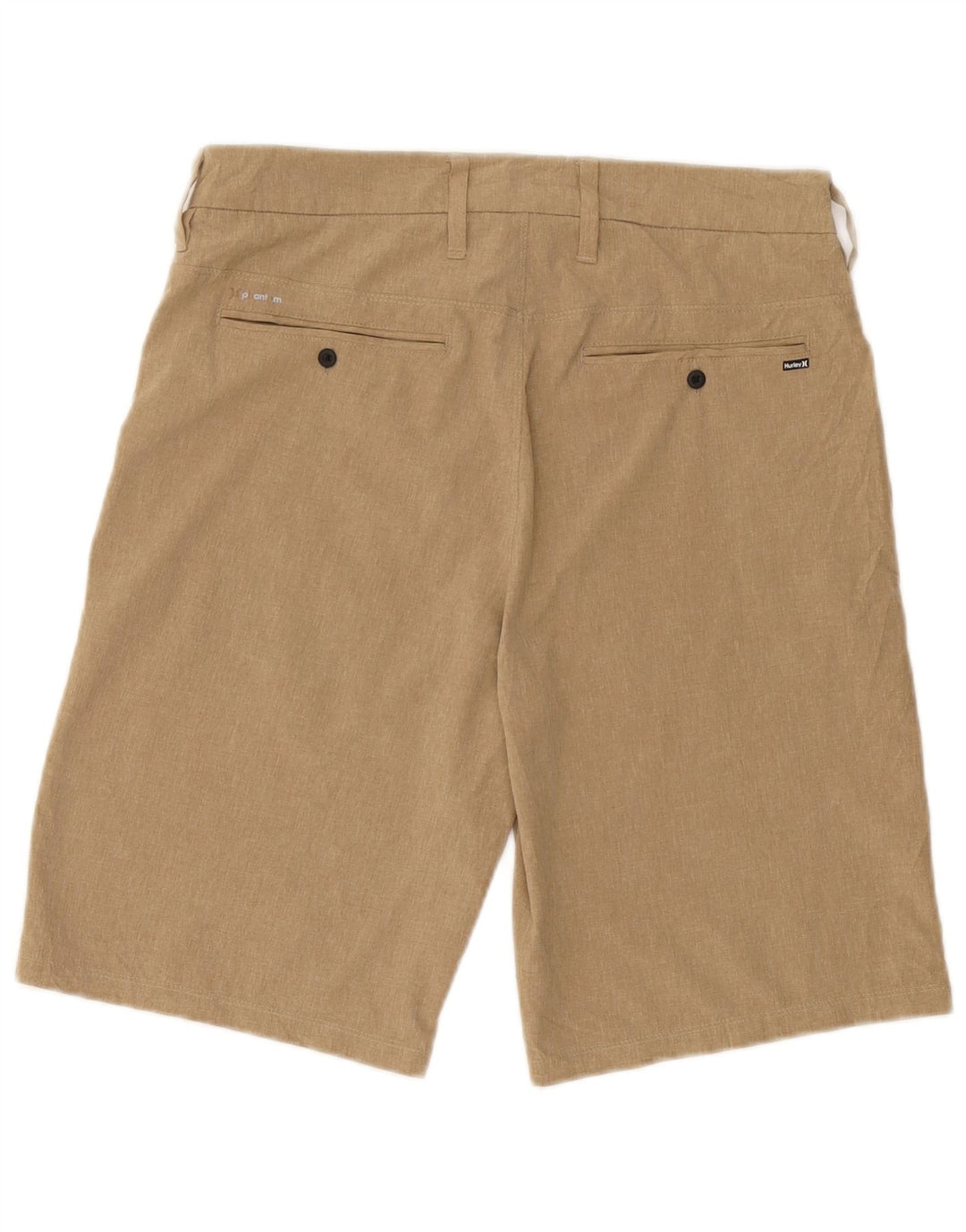 Hurley Mens Chino Shorts W30 Medium Beige Polyester