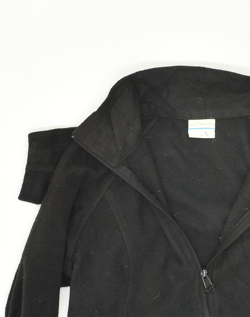 COLUMBIA Mens Fleece Jacket UK 38 Medium Black Polyester | Vintage Columbia | Thrift | Second-Hand Columbia | Used Clothing | Messina Hembry 