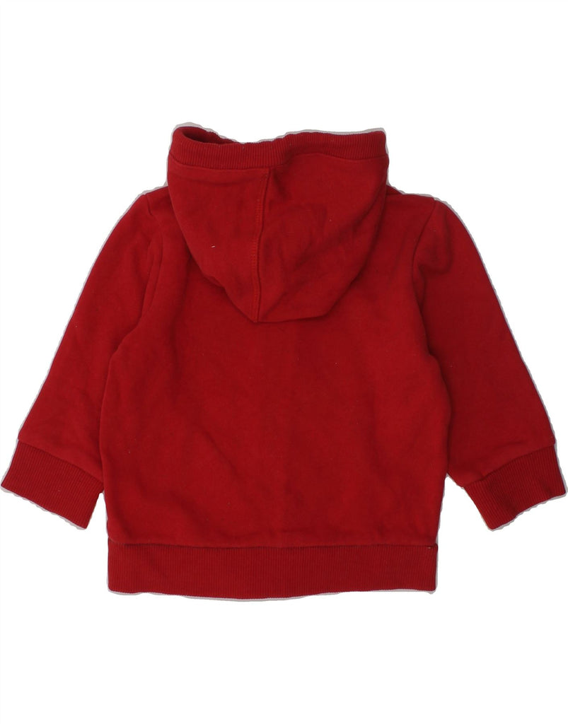 TIMBERLAND Baby Boys Zip Hoodie Sweater 9-12 Months Red Cotton | Vintage Timberland | Thrift | Second-Hand Timberland | Used Clothing | Messina Hembry 