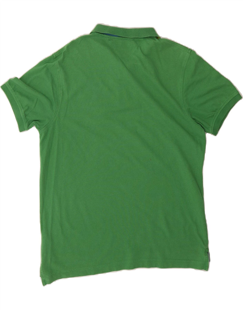 TOMMY HILFIGER Mens Slim Fit Polo Shirt XL Green Cotton Vintage Tommy Hilfiger and Second-Hand Tommy Hilfiger from Messina Hembry 