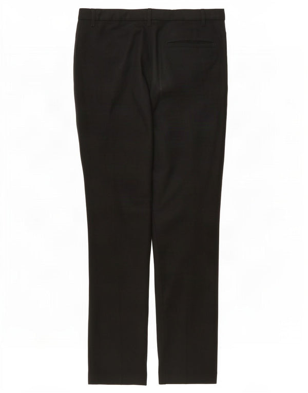 Marks & Spencer Girls Slim Suit Trousers 15-16 Years W31 L32 Black