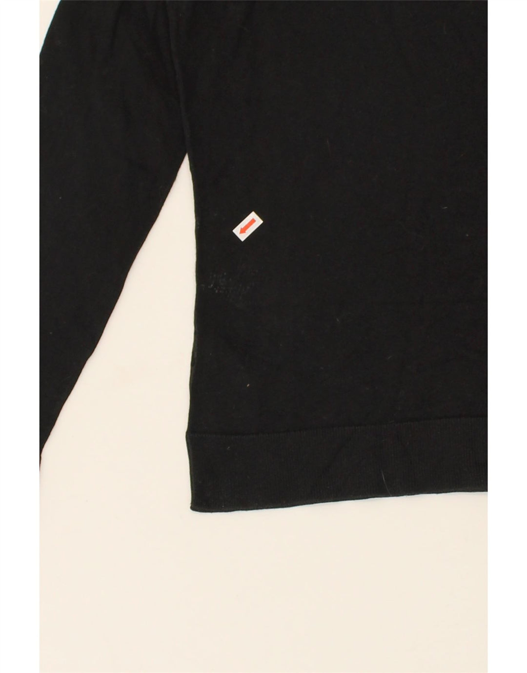 CALVIN KLEIN Womens Sweatshirt Jumper UK 14 Medium Black Animal Print Vintage Calvin Klein and Second-Hand Calvin Klein from Messina Hembry 
