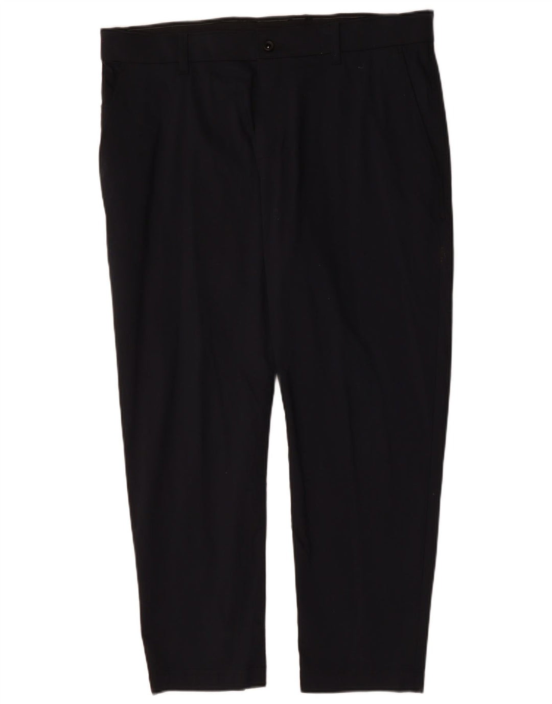 NIKE Mens Dri Fit Standard Fit Straight Chino Trousers W38 L30 Navy Blue