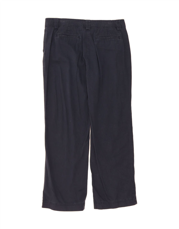 L.L.BEAN Womens Regular Chino Trousers Size 14 Large W32 L29 Navy Blue Vintage L.L.Bean and Second-Hand L.L.Bean from Messina Hembry 