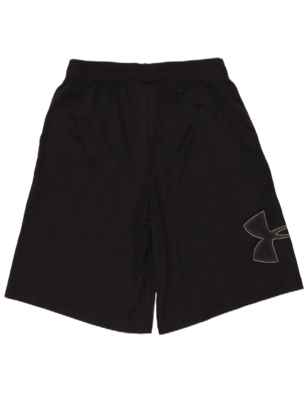 UNDER ARMOUR Mens Heat Gear Graphic Sport Shorts Small  Black Polyester