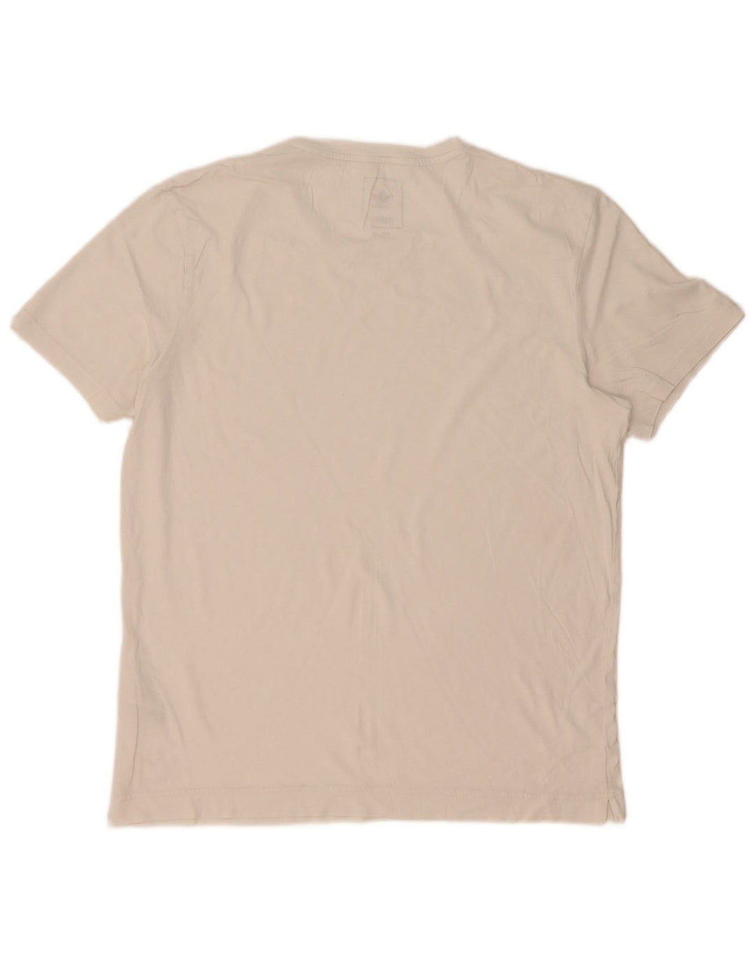 Adidas Mens T-Shirt Top Medium White Cotton
