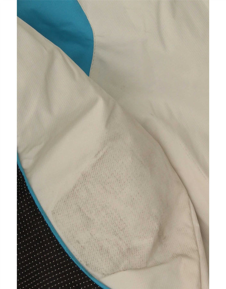 Pyramid Mens Hooded Ski Jacket UK 44 2XL White Colourblock