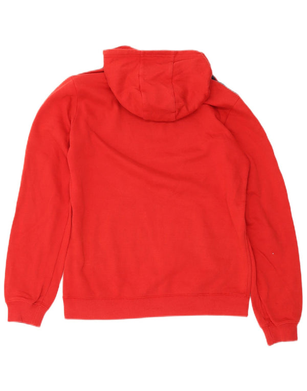 Champion Boys Graphic Hoodie Jumper 13-14 Years XL Red Cotton