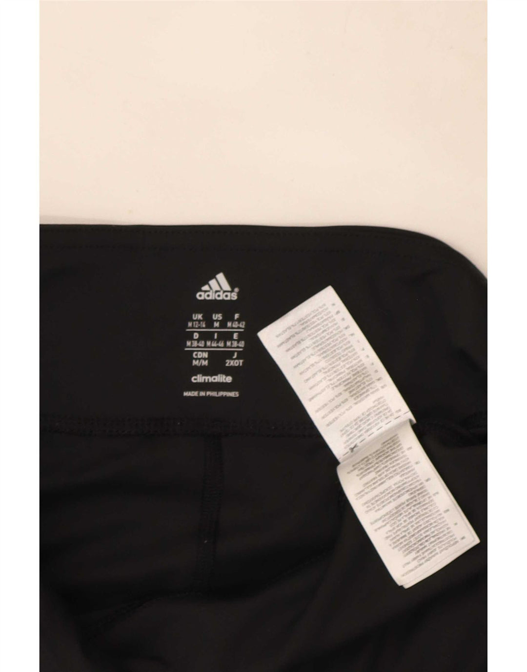 Adidas Womens Climalite Leggings UK 12/14 Medium Black Polyester