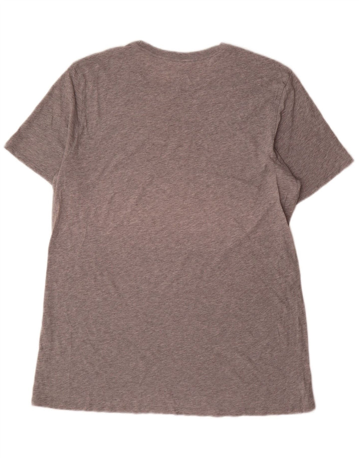 Nike Mens Graphic T-Shirt Top Large Grey Flecked