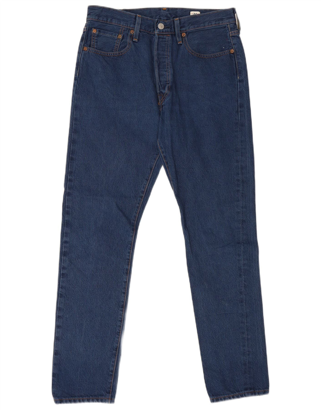 Levi's Mens 501 S Slim Straight Jeans W29 L30 Blue Cotton