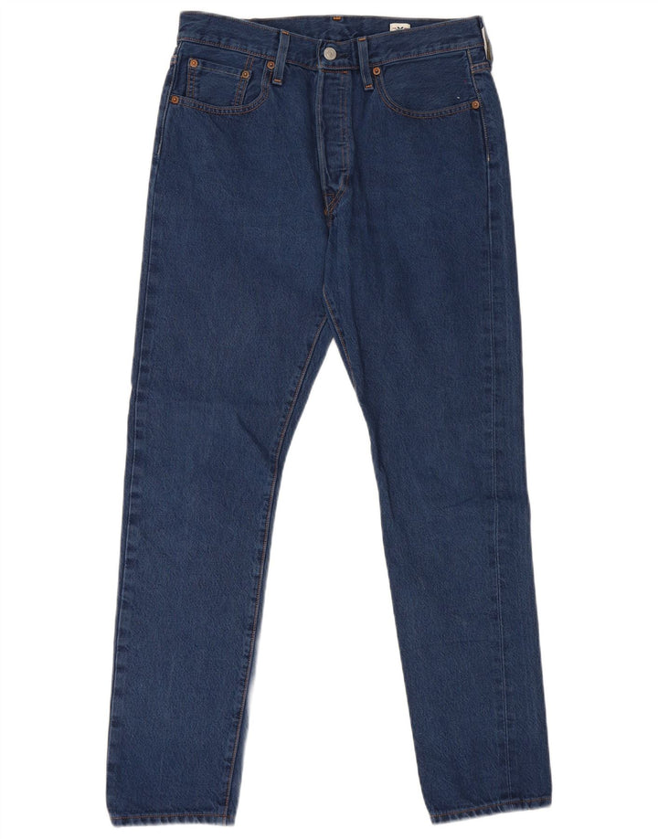 Levi's Mens 501 S Slim Straight Jeans W29 L30 Blue Cotton