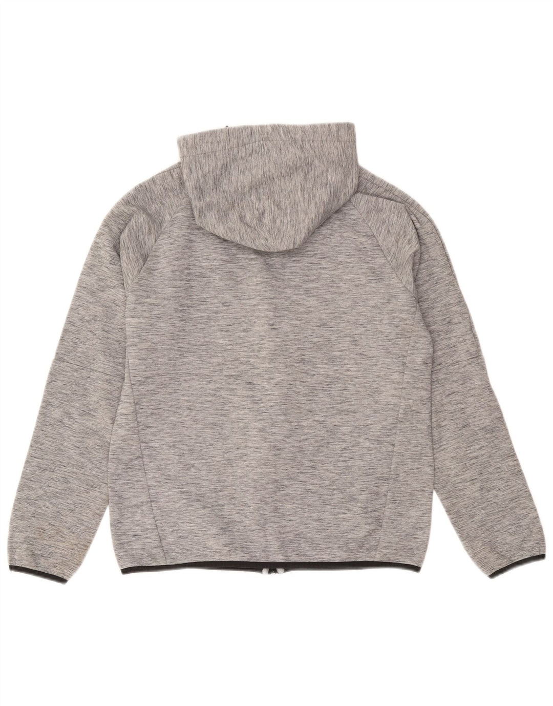 Puma Mens Zip Hoodie Sweater Medium Grey Flecked Cotton