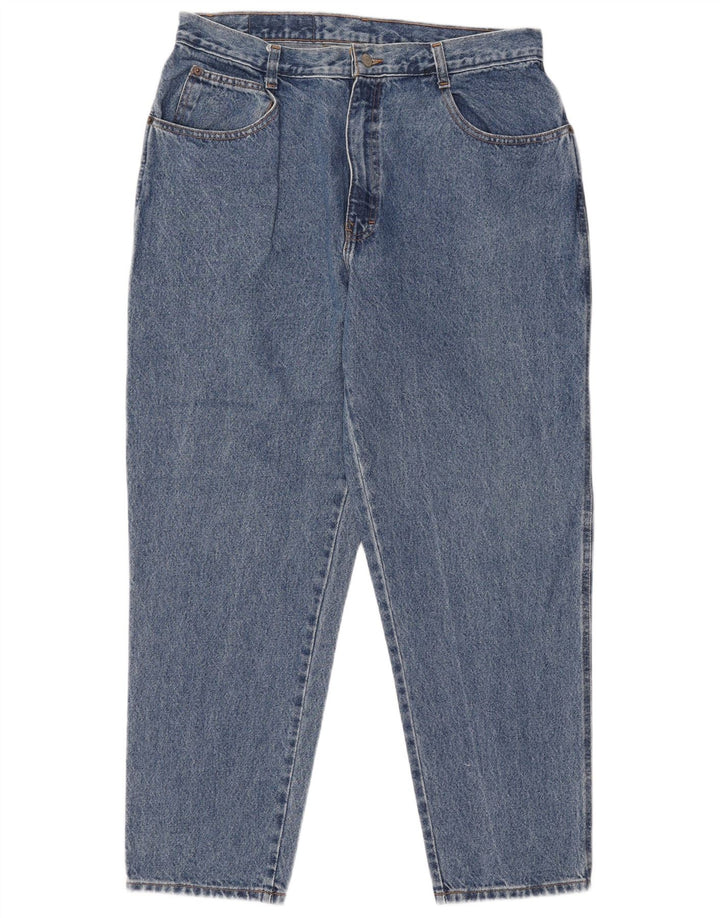 Gitano Womens High Waist Tapered Jeans US 16 2XL W34 L29 Blue Cotton