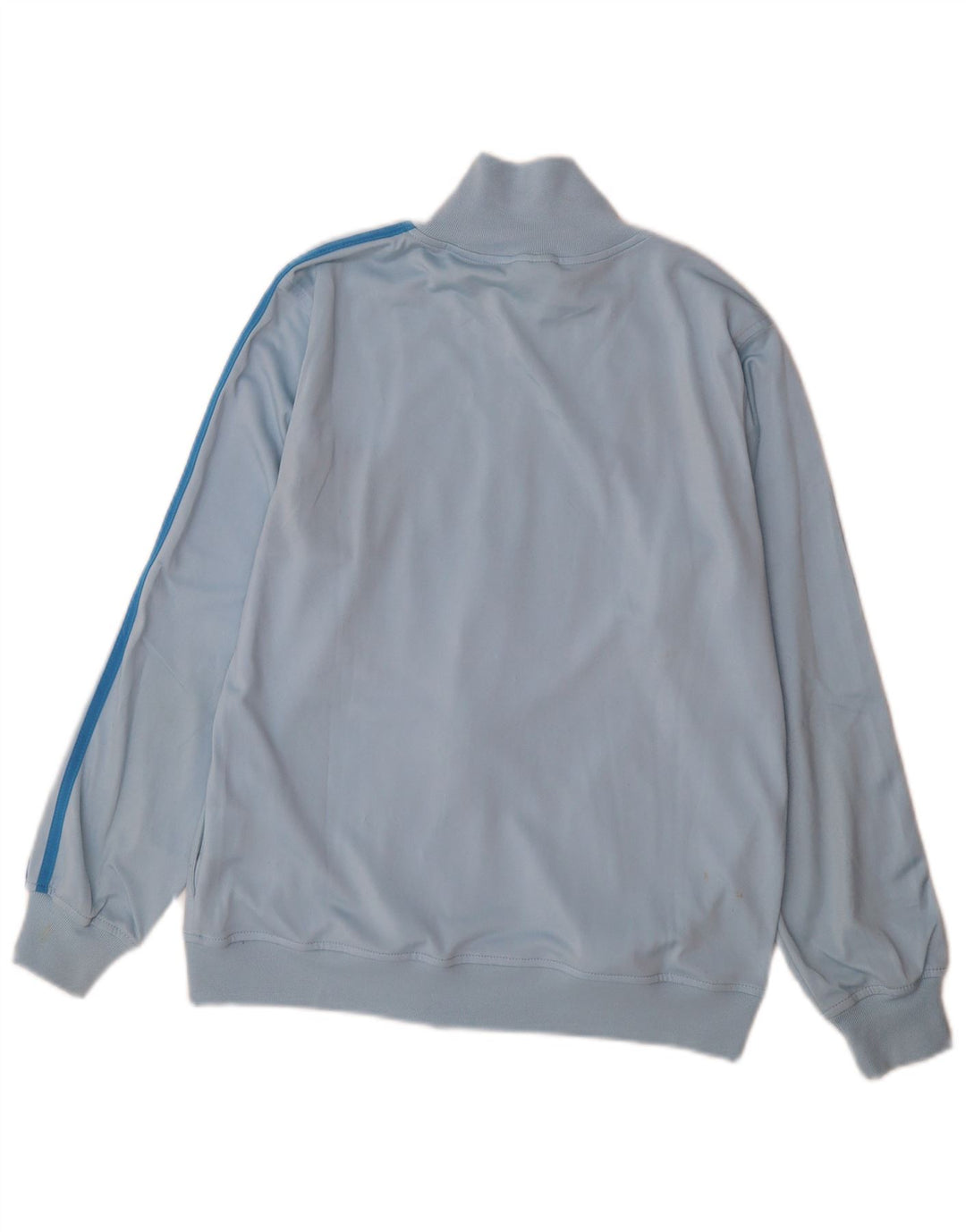 Adidas Boys Graphic Tracksuit Top Jacket 13-14 Years Large Blue Colourblock
