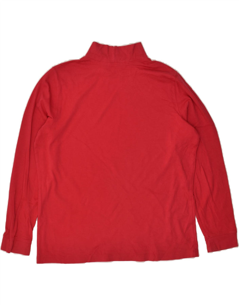 L.L.BEAN Womens Top Long Sleeve UK 16 Large Red Cotton | Vintage L.L.Bean | Thrift | Second-Hand L.L.Bean | Used Clothing | Messina Hembry 