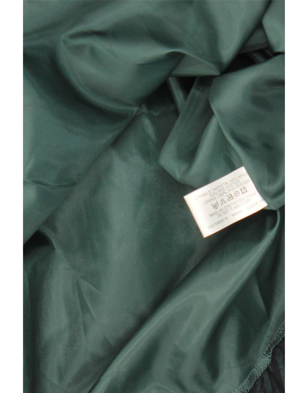 Bay Womens Strapless Dress UK 10 Small Green Nylon