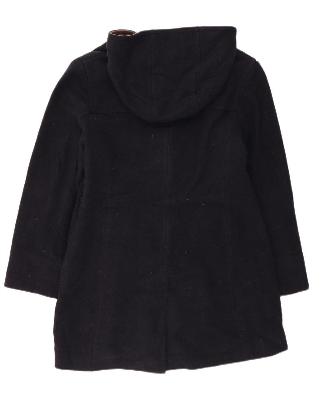 BEXLEYS Womens Hooded Duffle Coat EU 44 XL Navy Blue Wool