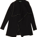 RALPH LAUREN Womens Open Cardigan Sweater UK 12 Medium Black Wool Vintage Ralph Lauren and Second-Hand Ralph Lauren from Messina Hembry 