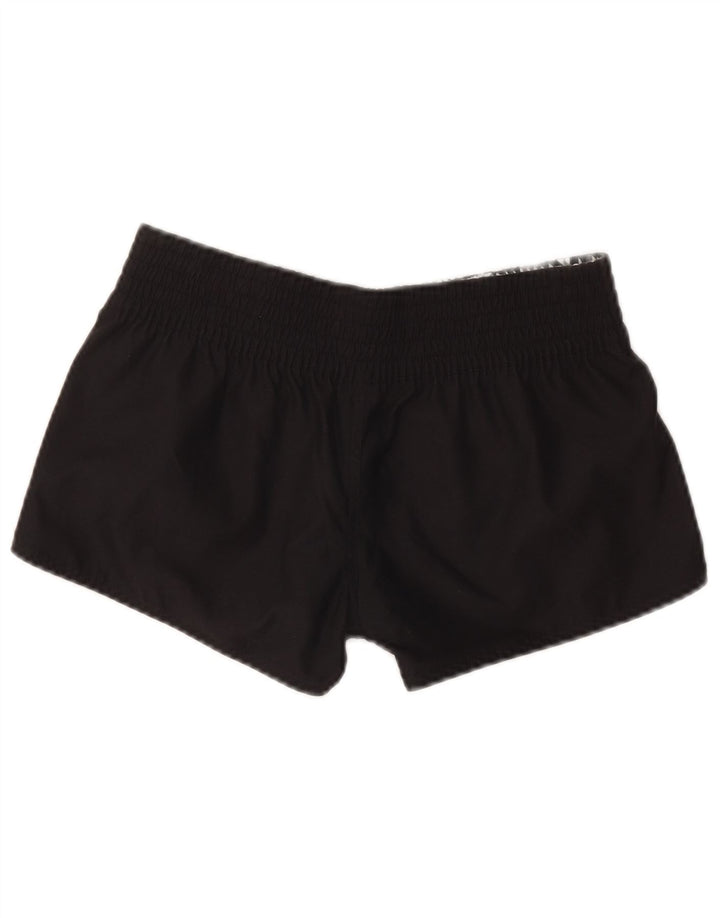 NIKE Womens Reversible Sport Shorts UK 12 Medium Black