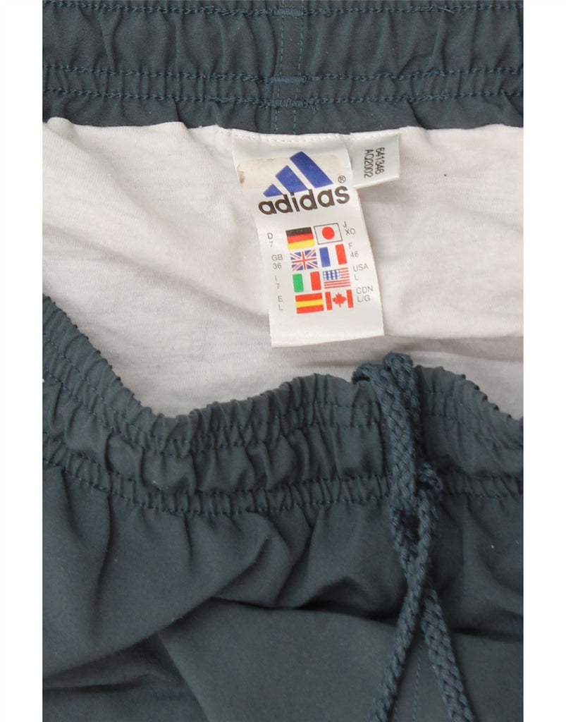 ADIDAS Mens Sport Shorts Large  Grey Polyester Vintage Adidas and Second-Hand Adidas from Messina Hembry 