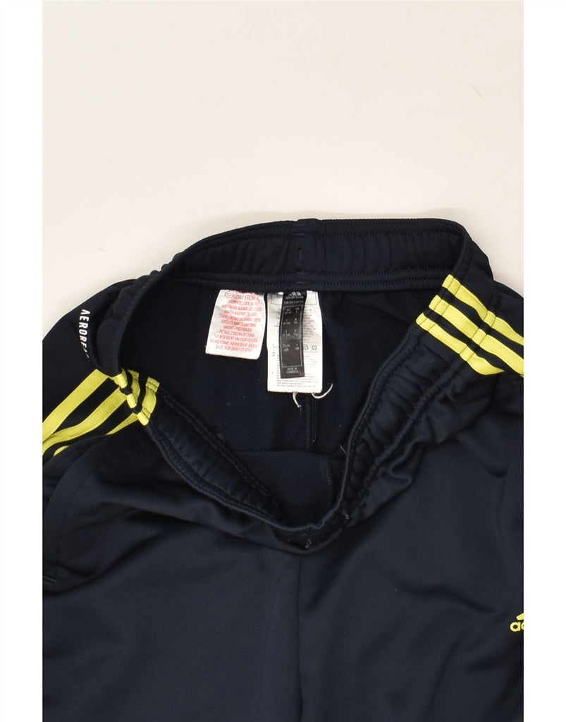 ADIDAS Boys Aeroready Graphic Tracksuit Trousers 13-14 Years Navy Blue | Vintage Adidas | Thrift | Second-Hand Adidas | Used Clothing | Messina Hembry 