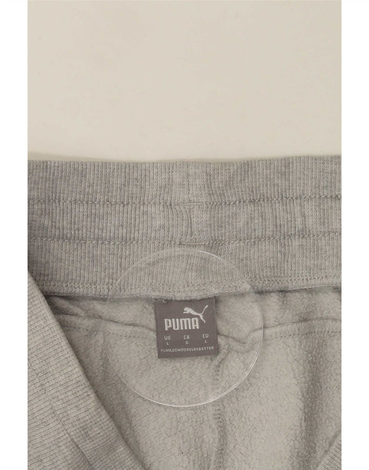 Puma Womens Tracksuit Trousers UK 14 Large Grey
