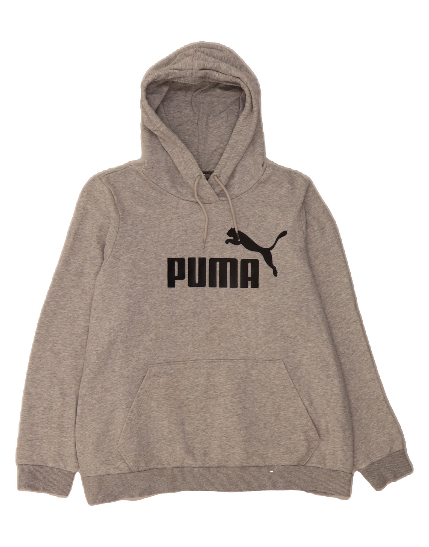 Sudadera con capucha y estampado gráfico PUMA para mujer, talla 18 XL  (Reino Unido), gris, poliéster