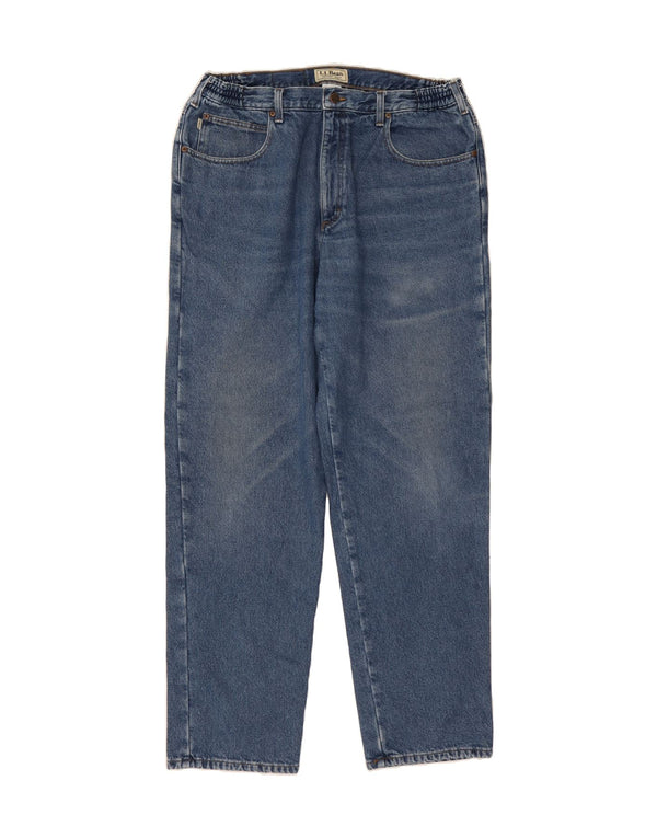 L.L.BEAN Mens Comfort Fit Straight Jeans W38 L34  Blue Cotton