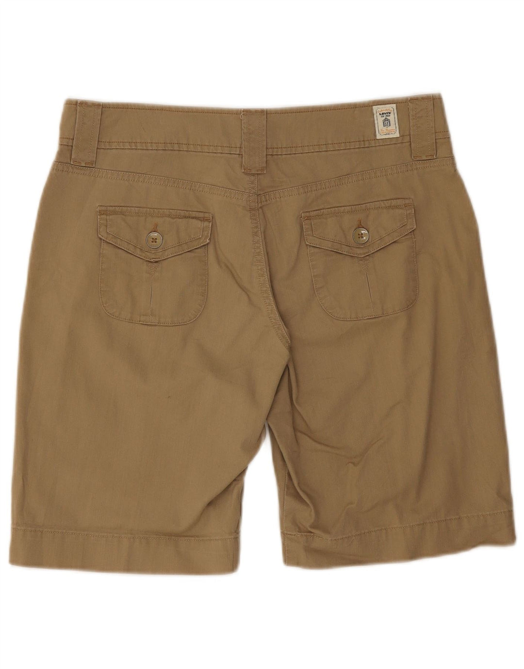 Levi's Womens Chino Shorts W32 Large Khaki Cotton