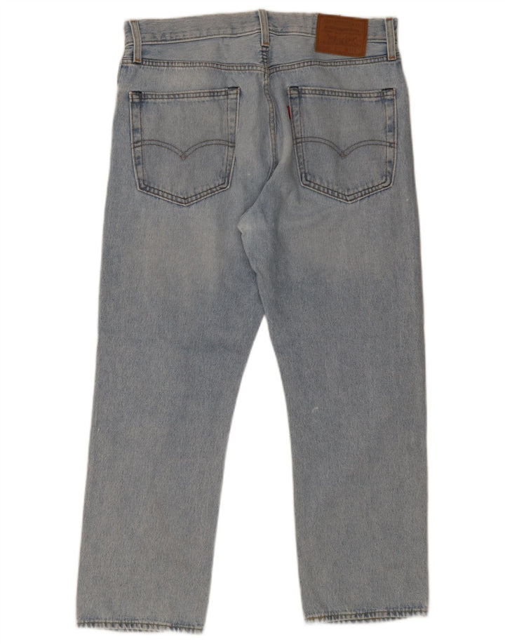 Levi's Mens 551 Straight Jeans W32 L28 Blue Cotton