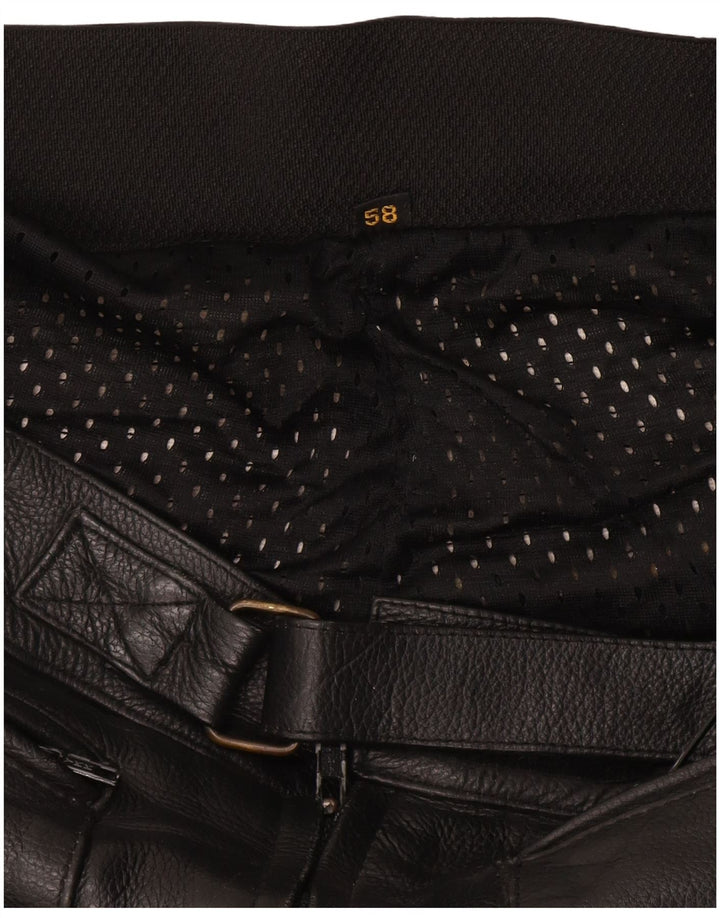 Richa Mens Leather Biker 2 Piece Set 3XL W48 L26 Black Colourblock