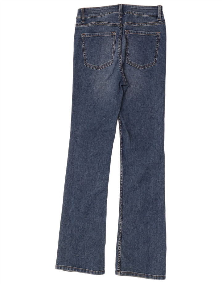 Marks & Spencer Womens The Eva Bootcut Jeans UK 10 Small W28 L34 Blue