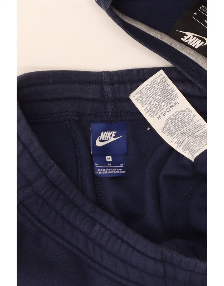 NIKE Mens Full Tracksuit Medium  Navy Blue Cotton
