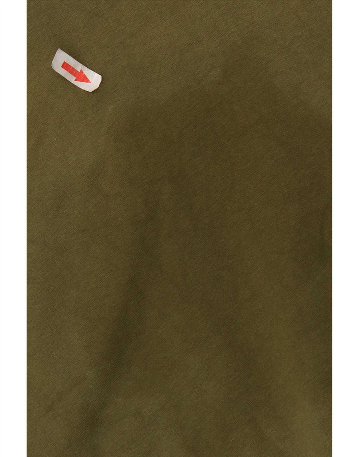 Kappa Boys Graphic Sweatshirt Jumper 15-16 Years Khaki Cotton