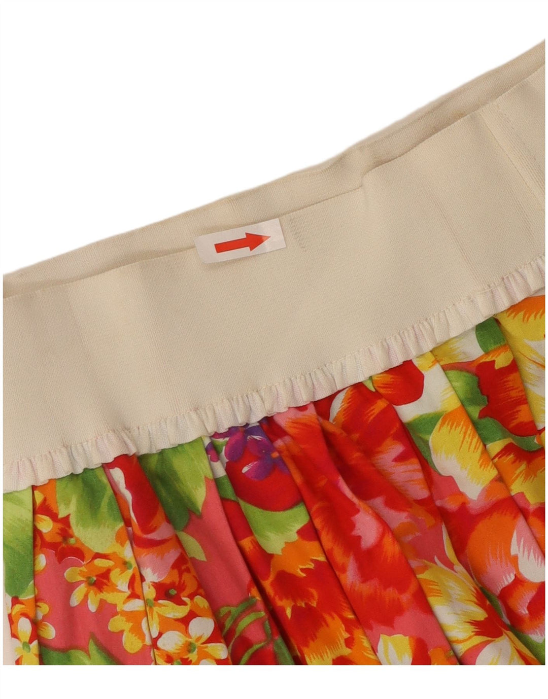 Zucchero Womens Pleated Skirt UK 14 Medium W28 Multicoloured Floral