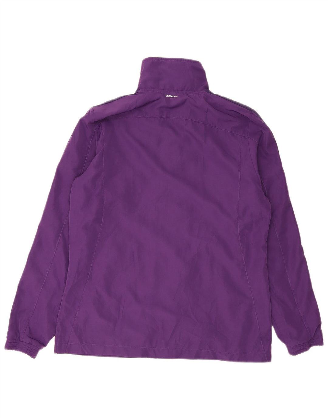 Adidas Womens Climalite Tracksuit Top Jacket UK 12 Medium  Purple Polyester