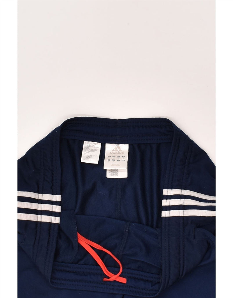 ADIDAS Mens Tracksuit Trousers Medium Navy Blue Polyester | Vintage Adidas | Thrift | Second-Hand Adidas | Used Clothing | Messina Hembry 