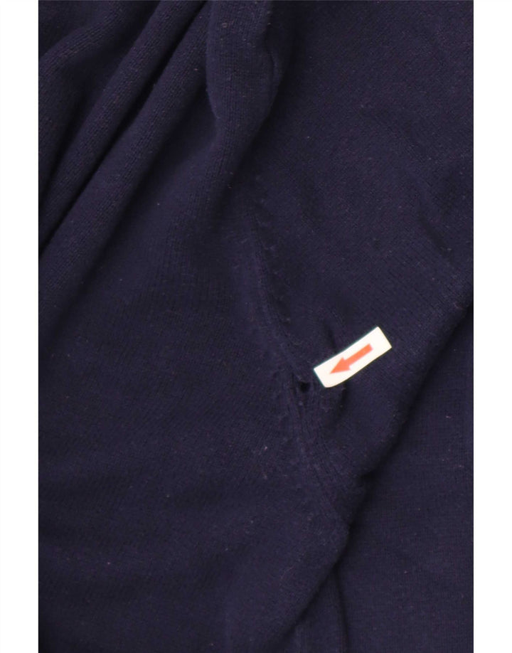 Marks & Spencer Mens V-Neck Jumper Sweater 2XL Navy Blue Cotton