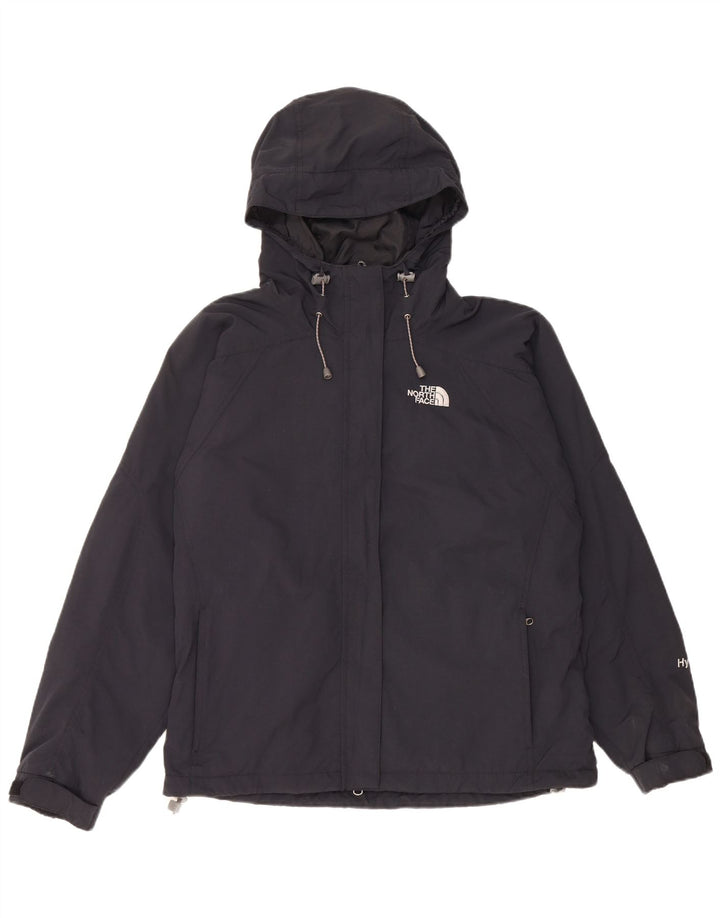 The North Face Womens Hooded Windbreaker Jacket UK 14 Medium Black