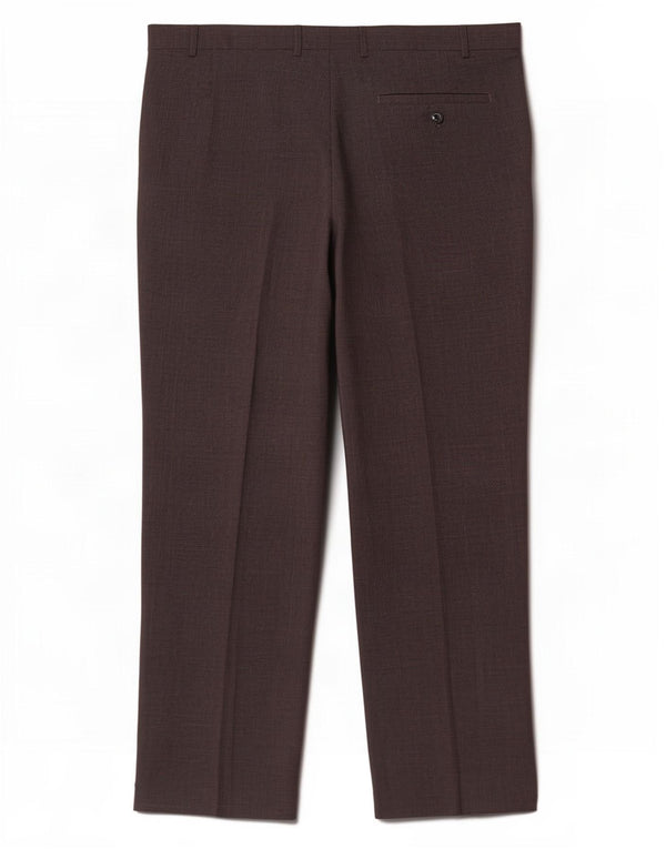 Marks & Spencer Mens Straight Suit Trousers W42 L29 Grey Houndstooth