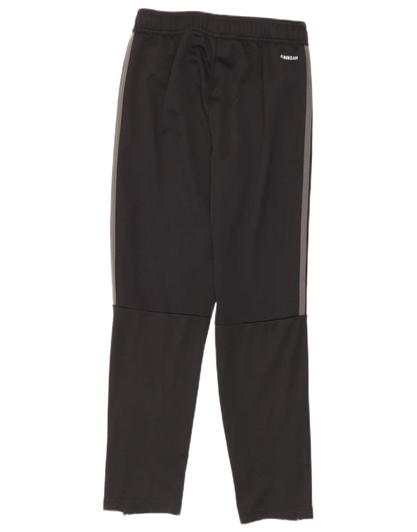 Adidas Boys Aeroready Tracksuit Trousers 11-12 Years Black Polyester