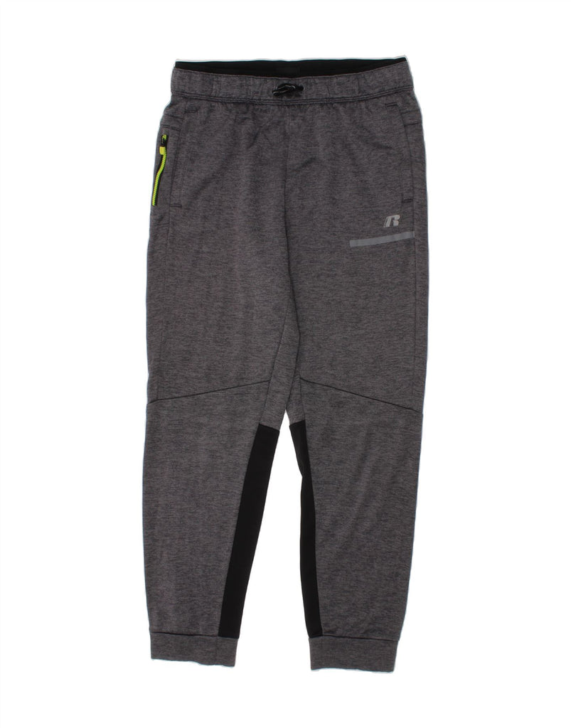 RUSSELL ATHLETIC Boys Tracksuit Trousers Joggers 14-15 Years XL Grey Vintage Russell Athletic and Second-Hand Russell Athletic from Messina Hembry 