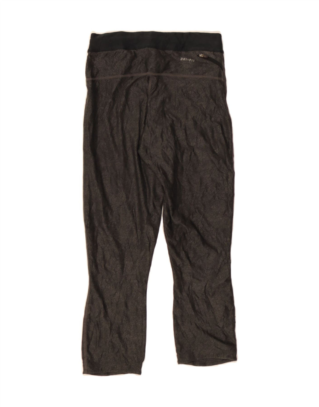 NIKE Womens Dri Fit Tracksuit Trousers UK 10 Small  Grey Flecked Polyester Vintage Nike and Second-Hand Nike from Messina Hembry 