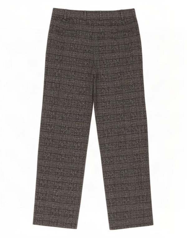 Marks & Spencer Womens Suit Trousers UK 14 Large W34 L32 Grey Check